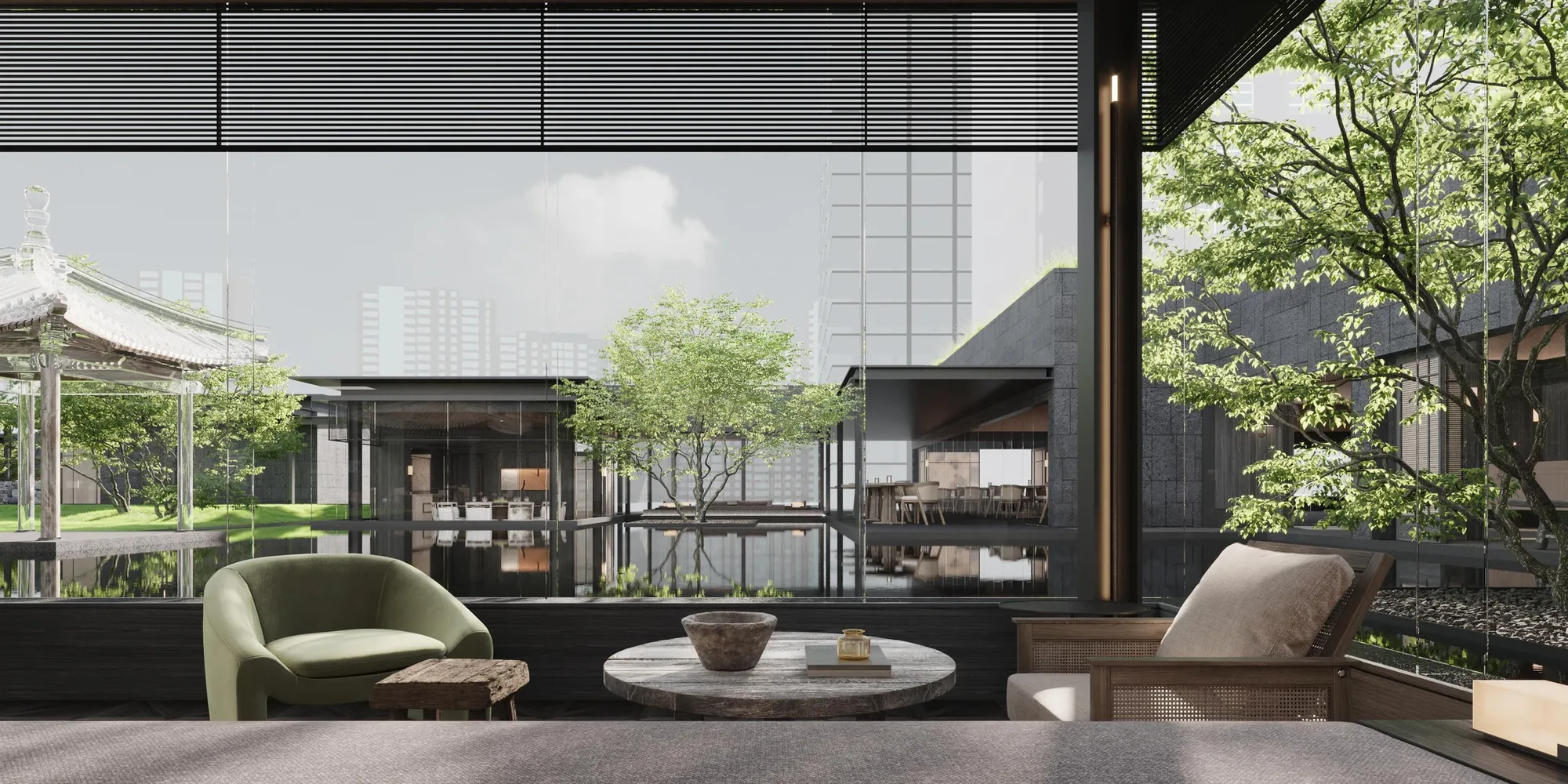 Alila Shanghai — ruang dalaman dan perincian 3