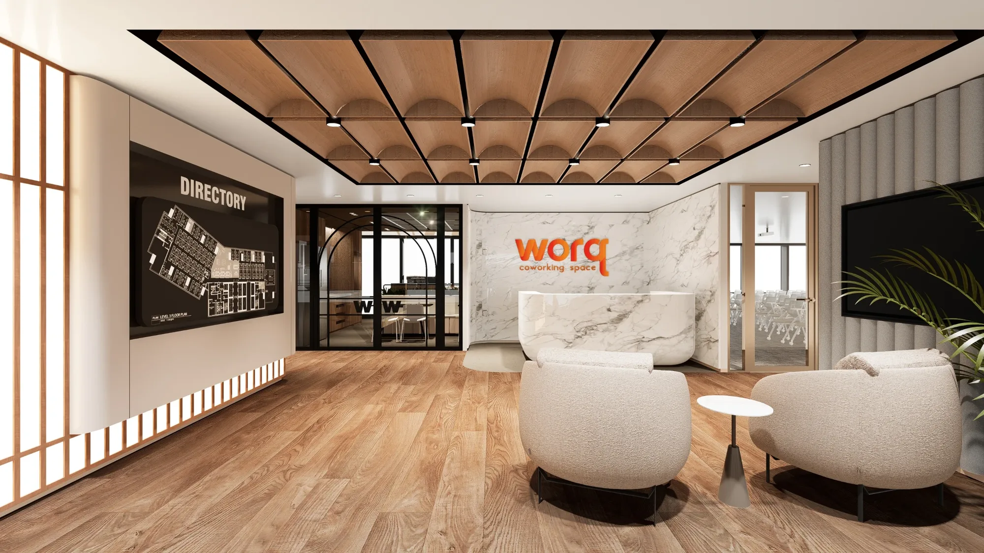 WORQ Aspire Tower — Ruang kerja