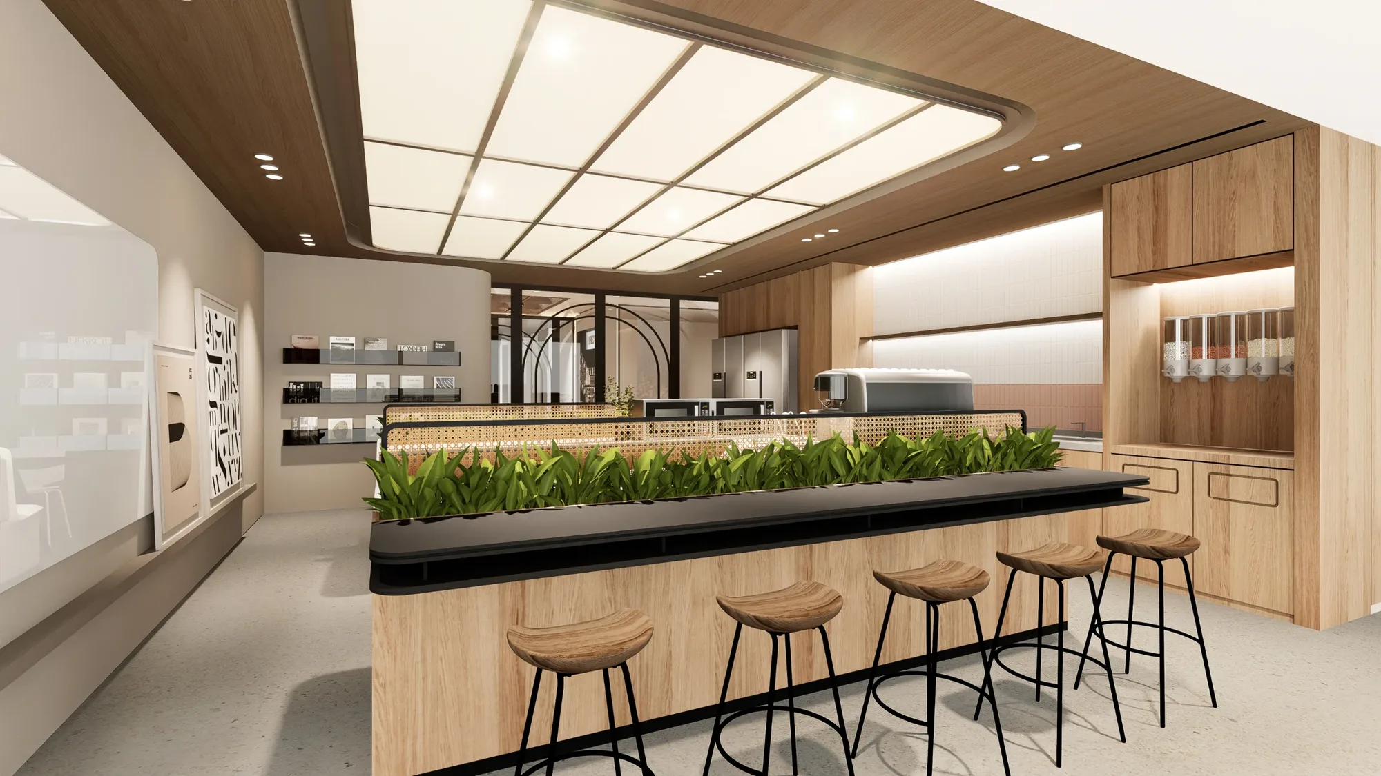 WORQ Aspire Tower — ruang dalaman dan perincian 2